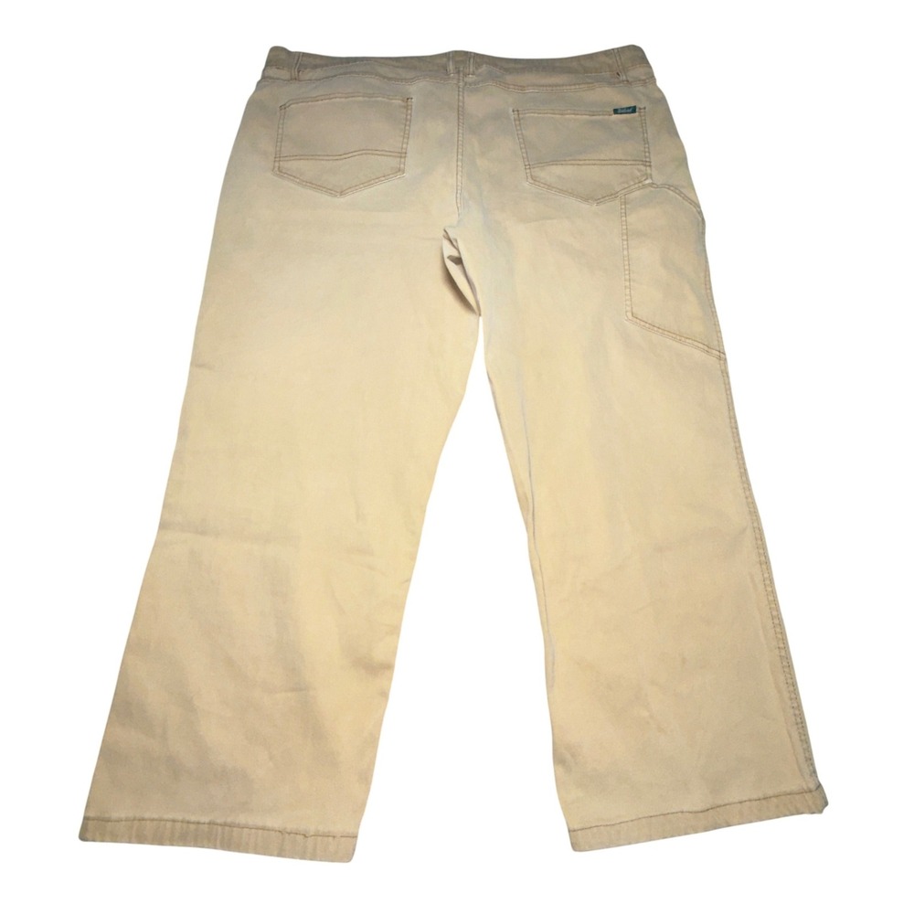 Woolrich Pants Mens 40x30 Tan Good Straight Leg Twill Workwear Outdoor Gorpcore - Picture 2 of 13